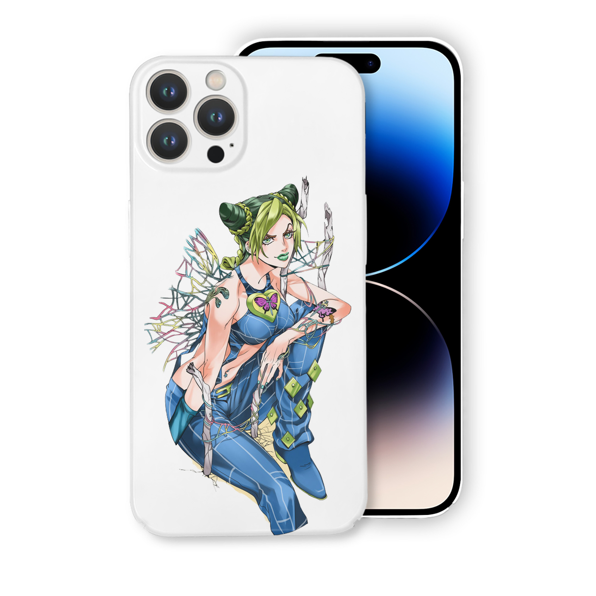 （画像用） "ジョジョの奇妙な冒険 くうじょう ジョリーン JoJo's Bizarre Adventure Jolyne Cujoh " 【iPhone 14シリーズ対応】ハードケース